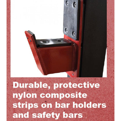 Muscle D Fitness Compact Half Cage - Muscle D Fitness - Bar & Plate Storage and Dip Station Included