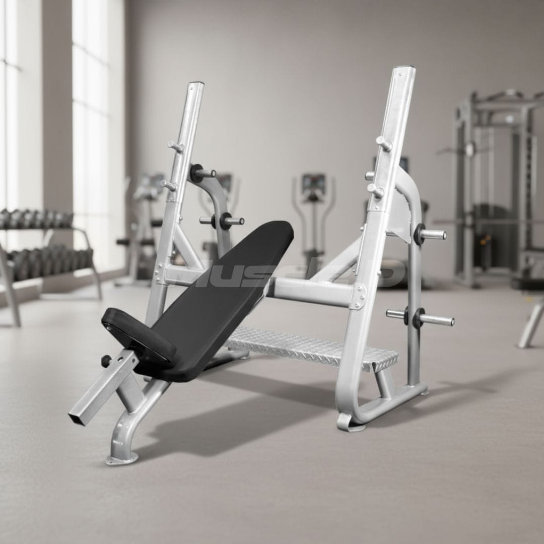 Muscle D Fitness Elite Olympic Incline Bench - Muscle D Fitness - Commercial