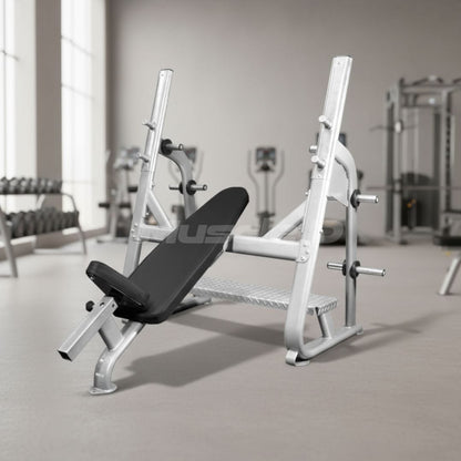 Muscle D Fitness Elite Olympic Incline Bench - Muscle D Fitness - Commercial