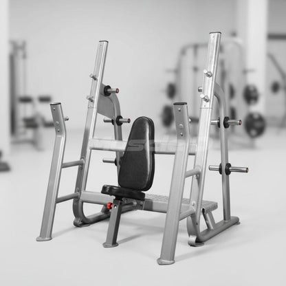 Muscle D Fitness Elite Olympic Military Bench - Muscle D Fitness - Commercial - Seated Upright Shoulder Press