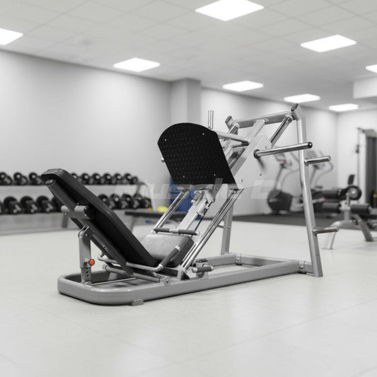 Muscle D Fitness Plate Loaded 45 Degree Roller Bearing Leg Press - Muscle D Fitness - Adjustable Back Pad