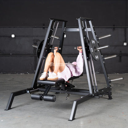 Muscle D Fitness Plate Loaded Excel Convergent Press Combo | Muscle D Bench Incline Decline Press