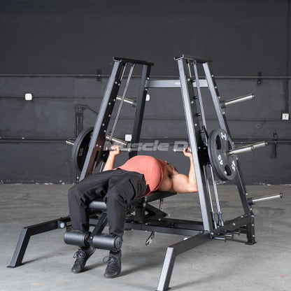 Muscle D Fitness Plate Loaded Excel Convergent Press Combo | Muscle D Bench Incline Decline Press