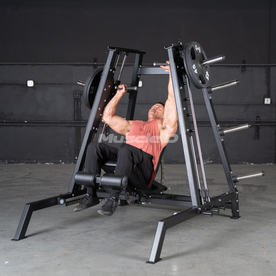 Muscle D Fitness Plate Loaded Excel Convergent Press Combo | Muscle D Bench Incline Decline Press