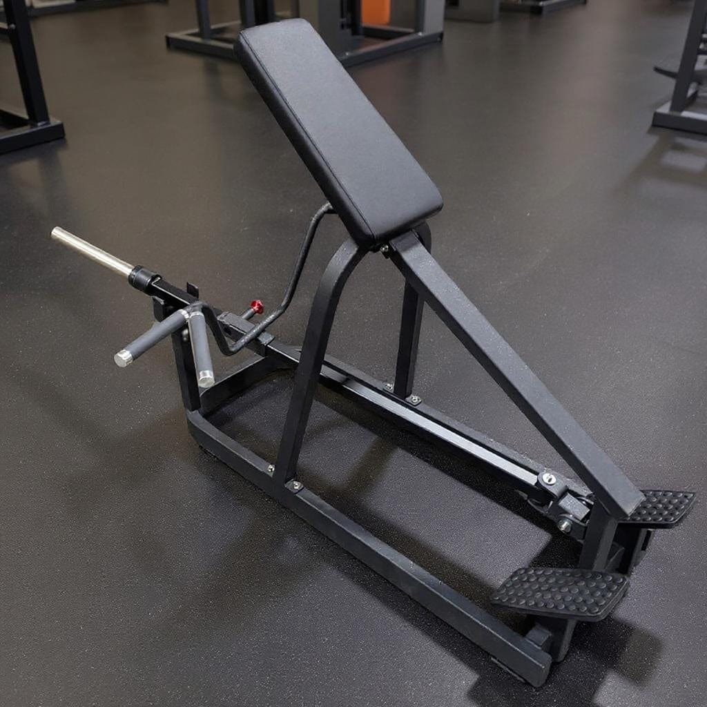 Muscle D Fitness Plate Loaded Excel T-Bar Row Machine | Commercial Gym Equipment