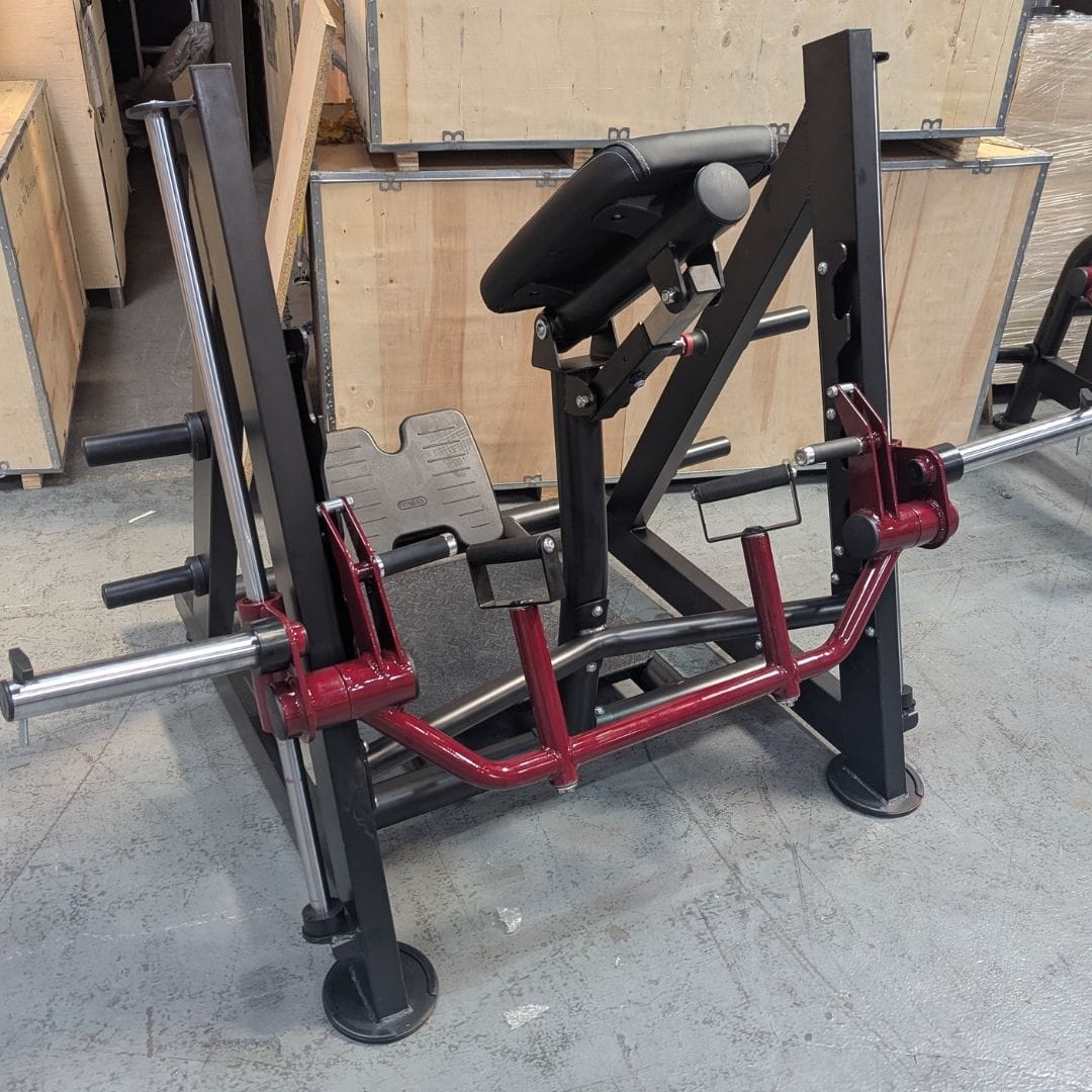 Muscle D Fitness Plate Loaded Power Leverage V2 Chest Supported Linear Bearing Row