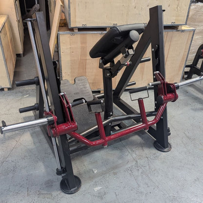 Muscle D Fitness Plate Loaded Power Leverage V2 Chest Supported Linear Bearing Row