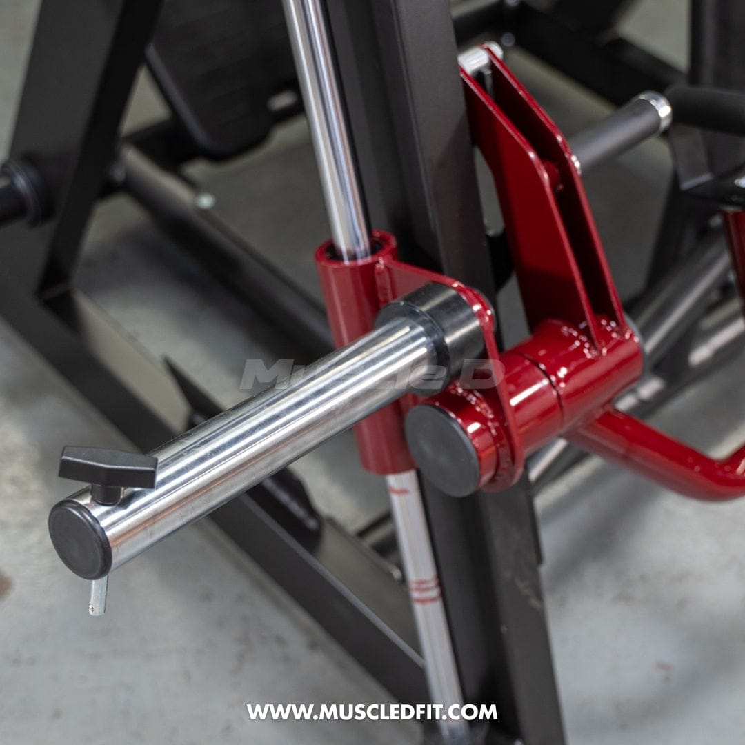 Muscle D Fitness Plate Loaded Power Leverage V2 Chest Supported Linear Bearing Row