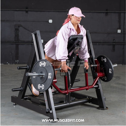 Muscle D Fitness Plate Loaded Power Leverage V2 Chest Supported Linear Bearing Row