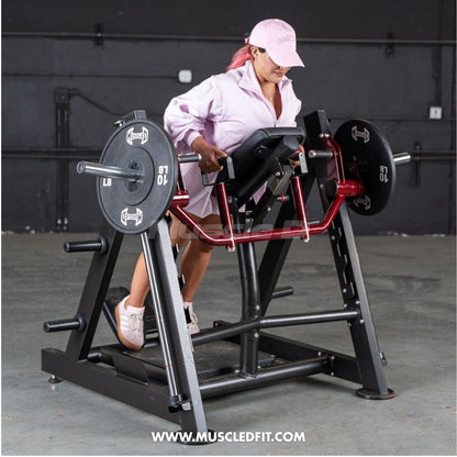 Muscle D Fitness Plate Loaded Power Leverage V2 Chest Supported Linear Bearing Row