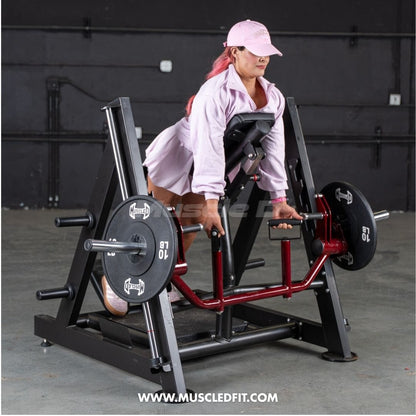 Muscle D Fitness Plate Loaded Power Leverage V2 Chest Supported Linear Bearing Row