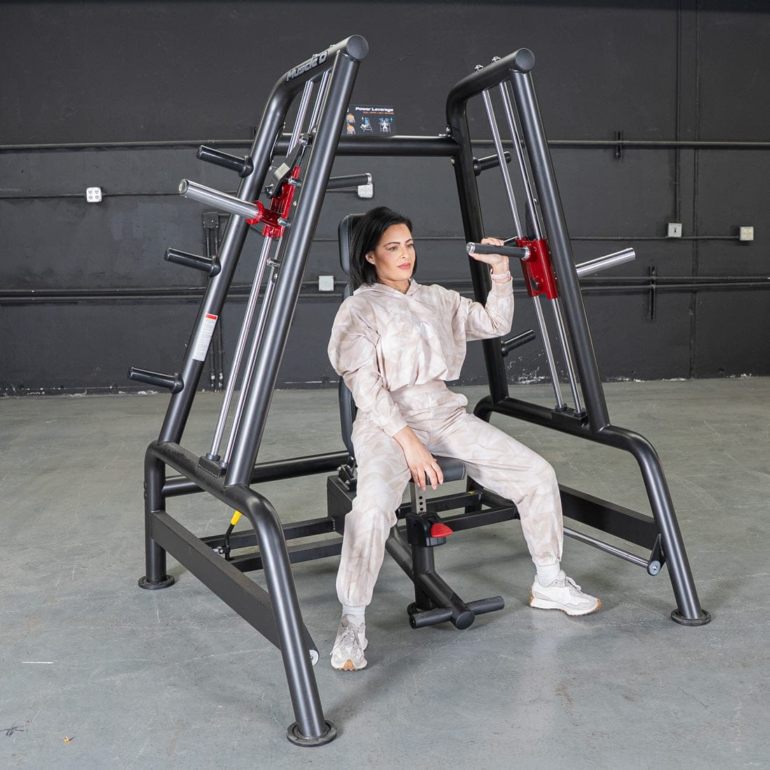 Muscle D Fitness Plate Loaded Power Leverage V2 Convergent Bench - Muscle D Fitness - Incline, Shoulder Press