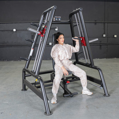 Muscle D Fitness Plate Loaded Power Leverage V2 Convergent Bench - Muscle D Fitness - Incline, Shoulder Press