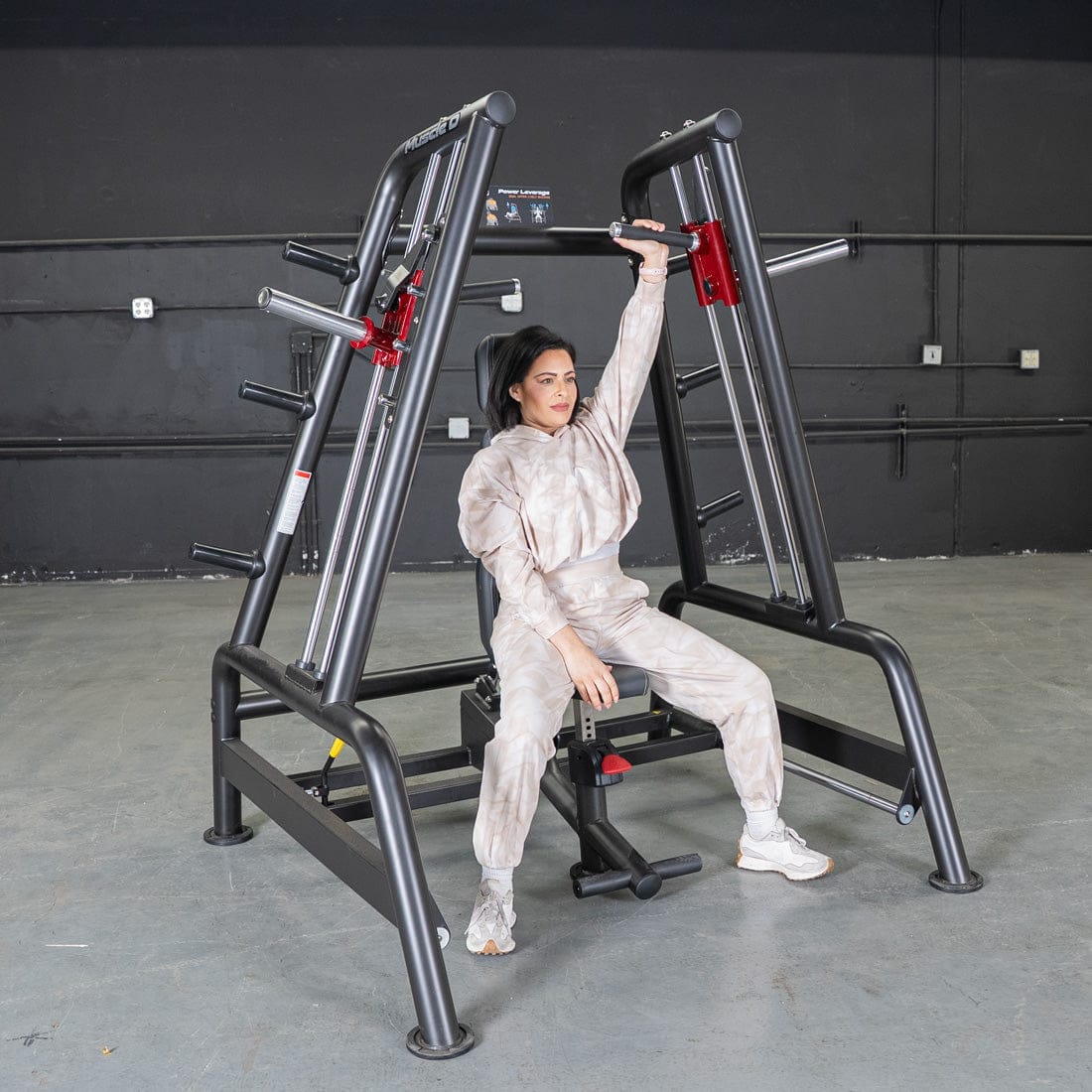 Muscle D Fitness Plate Loaded Power Leverage V2 Convergent Bench - Muscle D Fitness - Incline, Shoulder Press