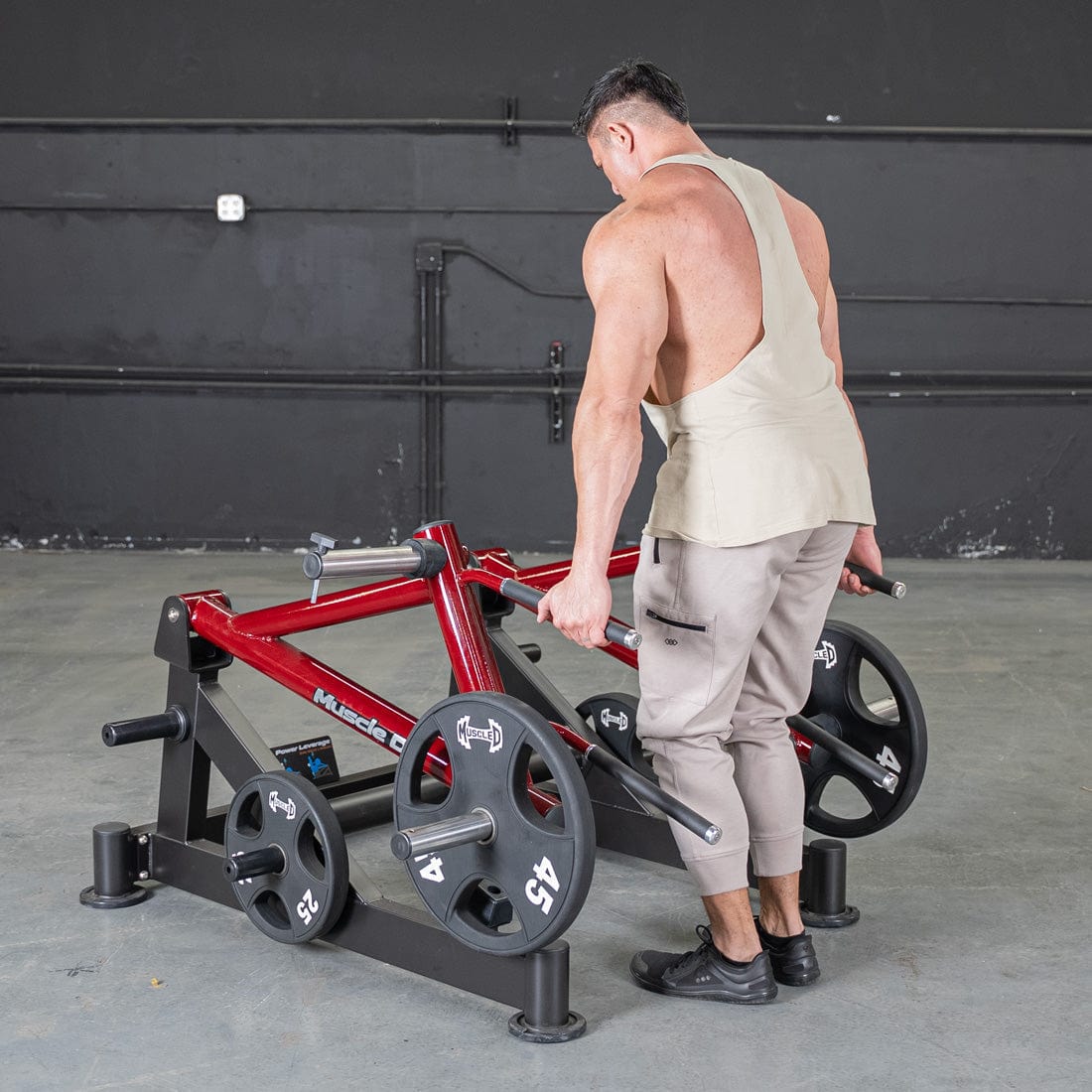 Muscle D Fitness Plate Loaded Power Leverage V2 Deadlift / Shrug - Muscle D Fitness