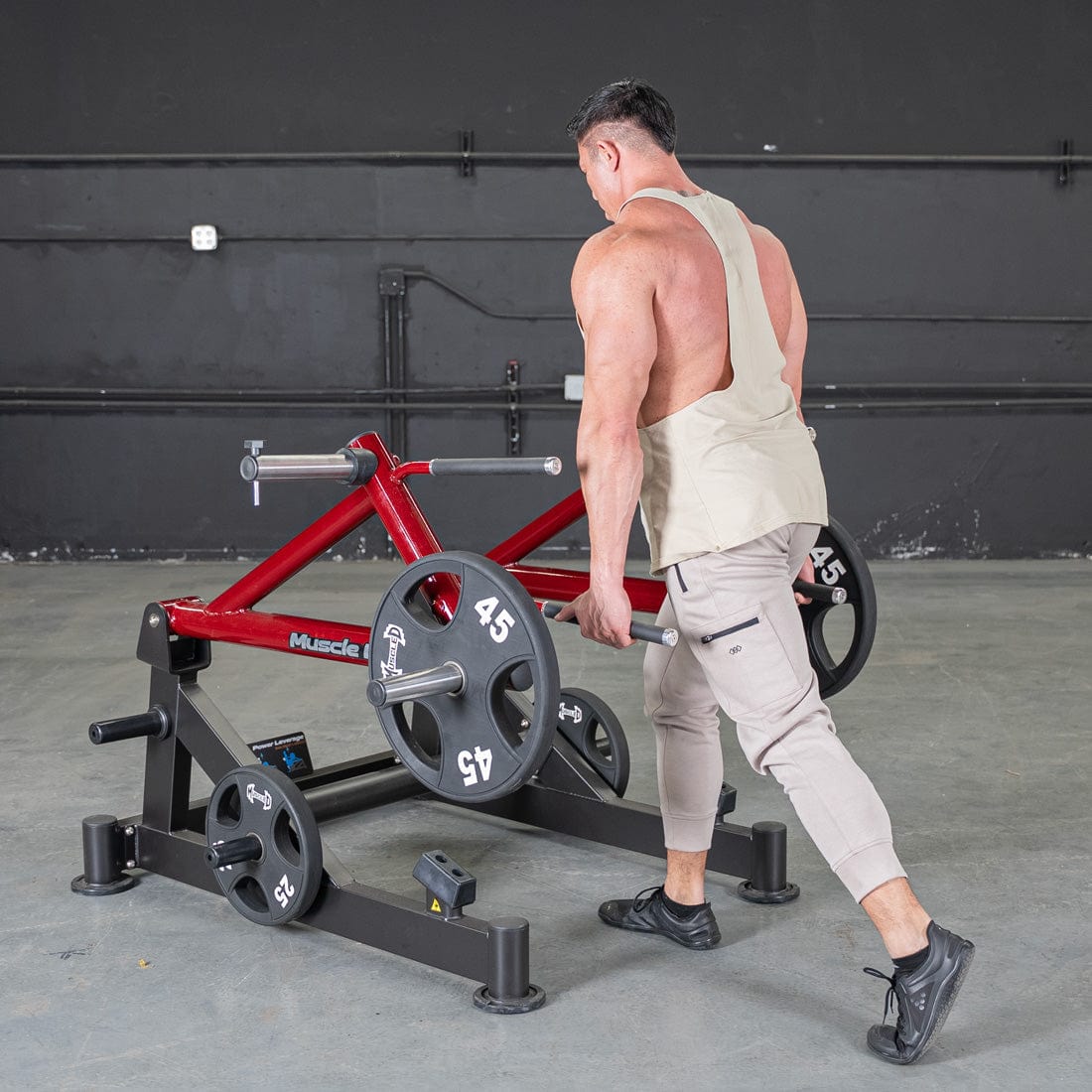 Muscle D Fitness Plate Loaded Power Leverage V2 Deadlift / Shrug - Muscle D Fitness