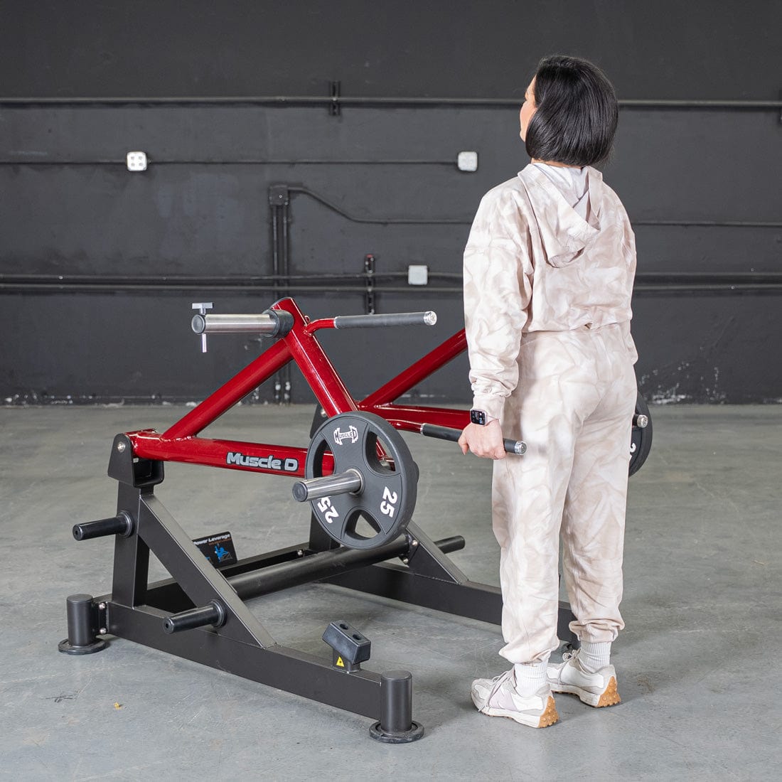 Muscle D Fitness Plate Loaded Power Leverage V2 Deadlift / Shrug - Muscle D Fitness