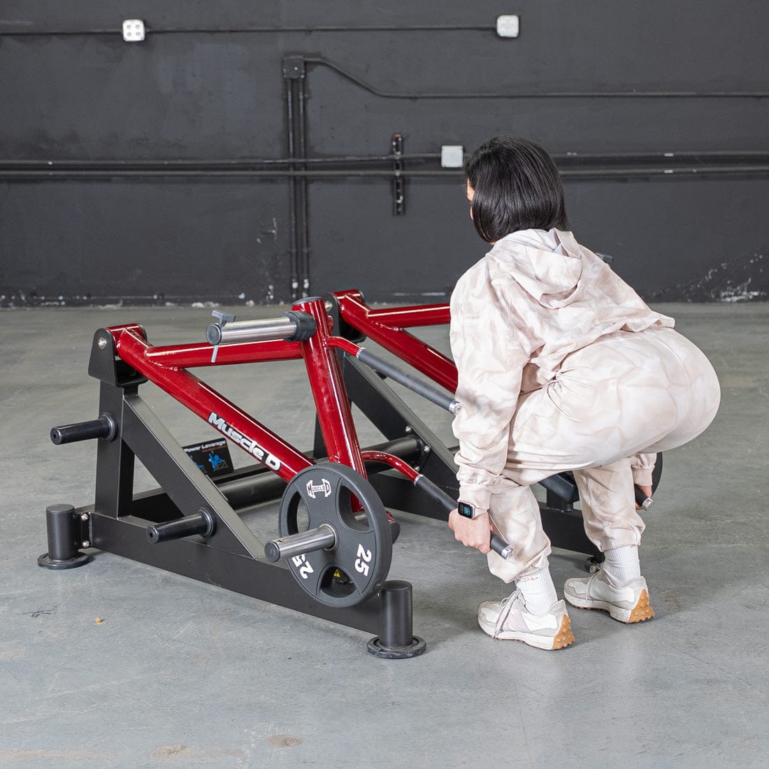 Muscle D Fitness Plate Loaded Power Leverage V2 Deadlift / Shrug - Muscle D Fitness