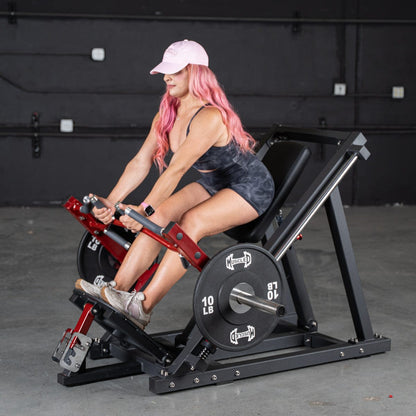 Muscle D Fitness Plate Loaded Power Leverage V2 Linear Bearing Row