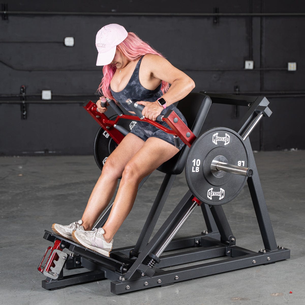 Muscle D Fitness Plate Loaded Power Leverage V2 Linear Bearing Row