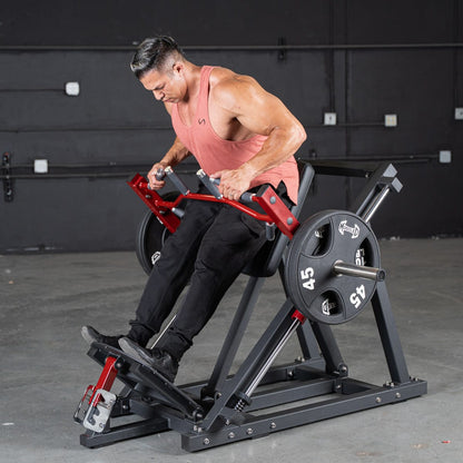 Muscle D Fitness Plate Loaded Power Leverage V2 Linear Bearing Row