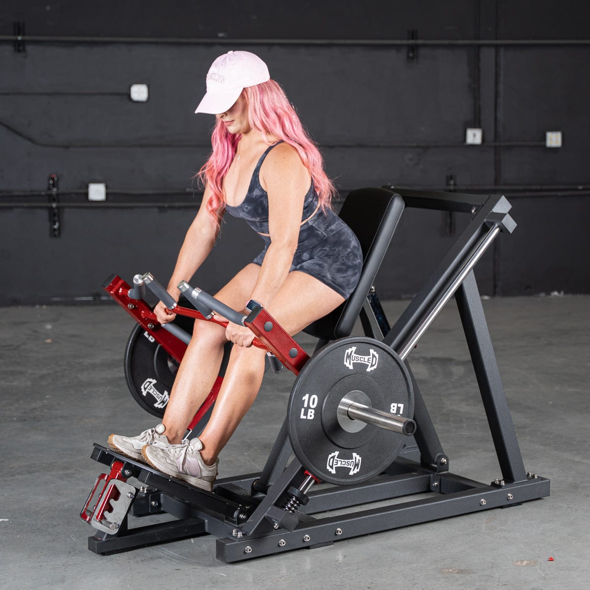 Muscle D Fitness Plate Loaded Power Leverage V2 Linear Bearing Row