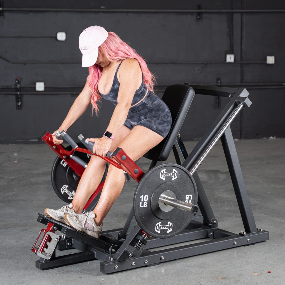 Muscle D Fitness Plate Loaded Power Leverage V2 Linear Bearing Row