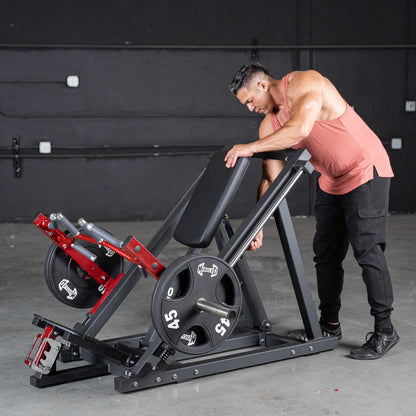 Muscle D Fitness Plate Loaded Power Leverage V2 Linear Bearing Row