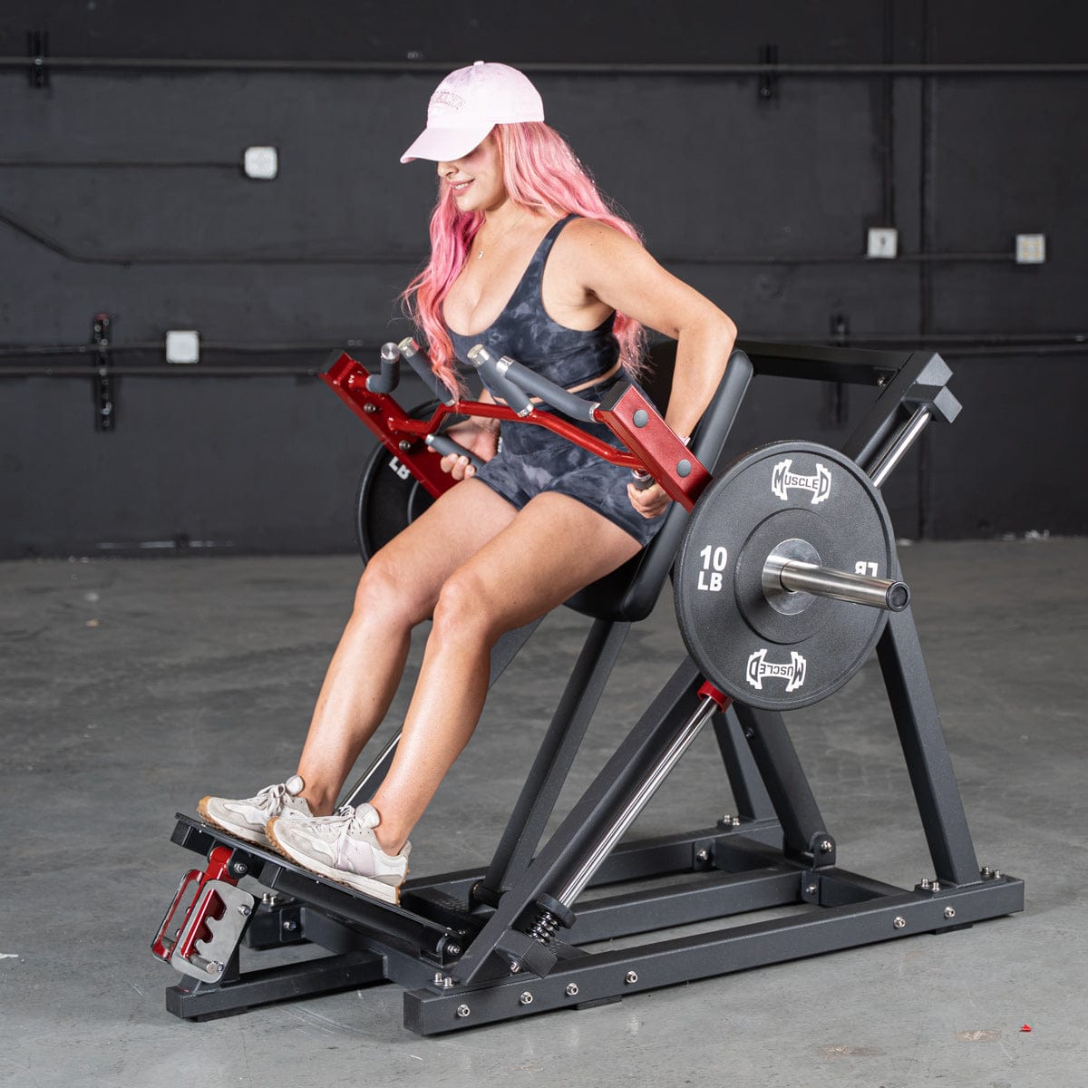 Muscle D Fitness Plate Loaded Power Leverage V2 Linear Bearing Row