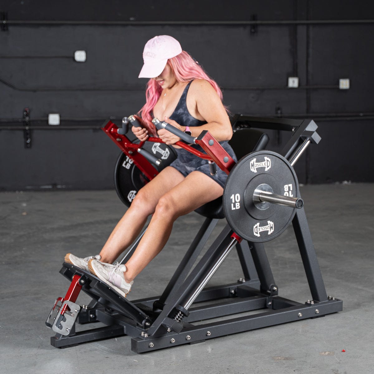 Muscle D Fitness Plate Loaded Power Leverage V2 Linear Bearing Row