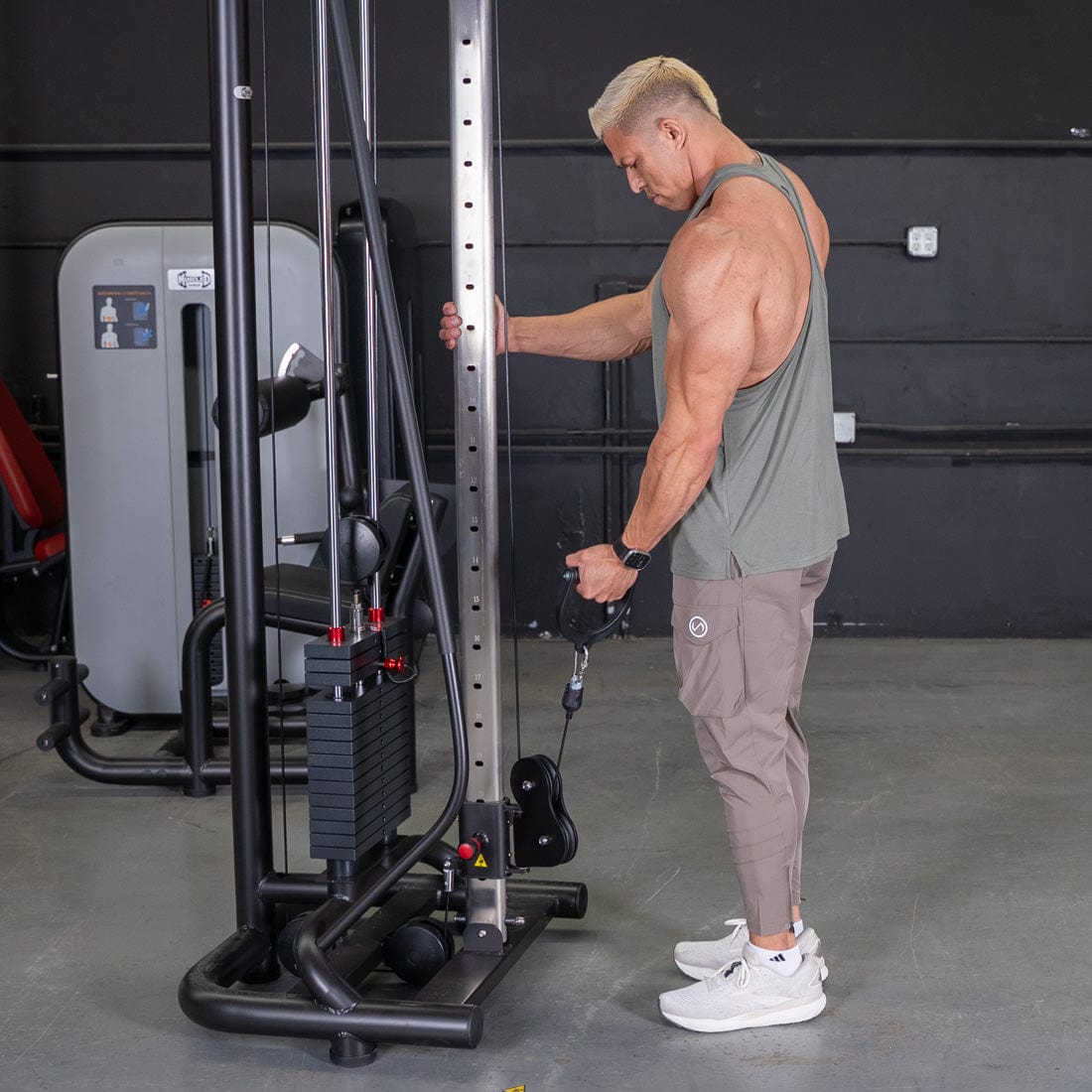 Muscle D Fitness Selectorized Vogue Cable Crossover - Muscle D Fitness - Pin Selectorized - Chest Back Combo Workouts
