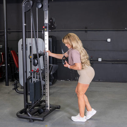 Muscle D Fitness Selectorized Vogue Cable Crossover - Muscle D Fitness - Pin Selectorized - Chest Back Combo Workouts