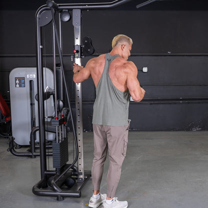 Muscle D Fitness Selectorized Vogue Cable Crossover - Muscle D Fitness - Pin Selectorized - Chest Back Combo Workouts
