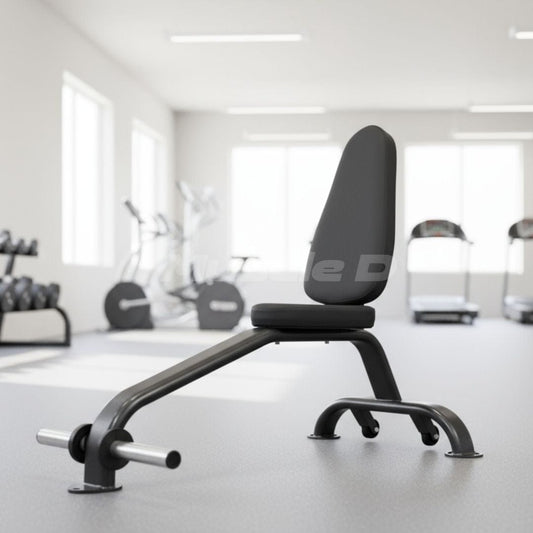 Muscle D Fitness Utility Bench - Muscle D Fitness - Upright Seated Utility Bench with Foot Holds