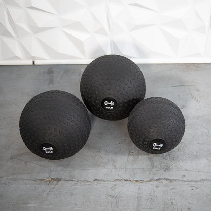 Muscle D Slam Ball - Muscle D Fitness - Tire Track Design - Thick Outer Shell - Grit Grind Strength