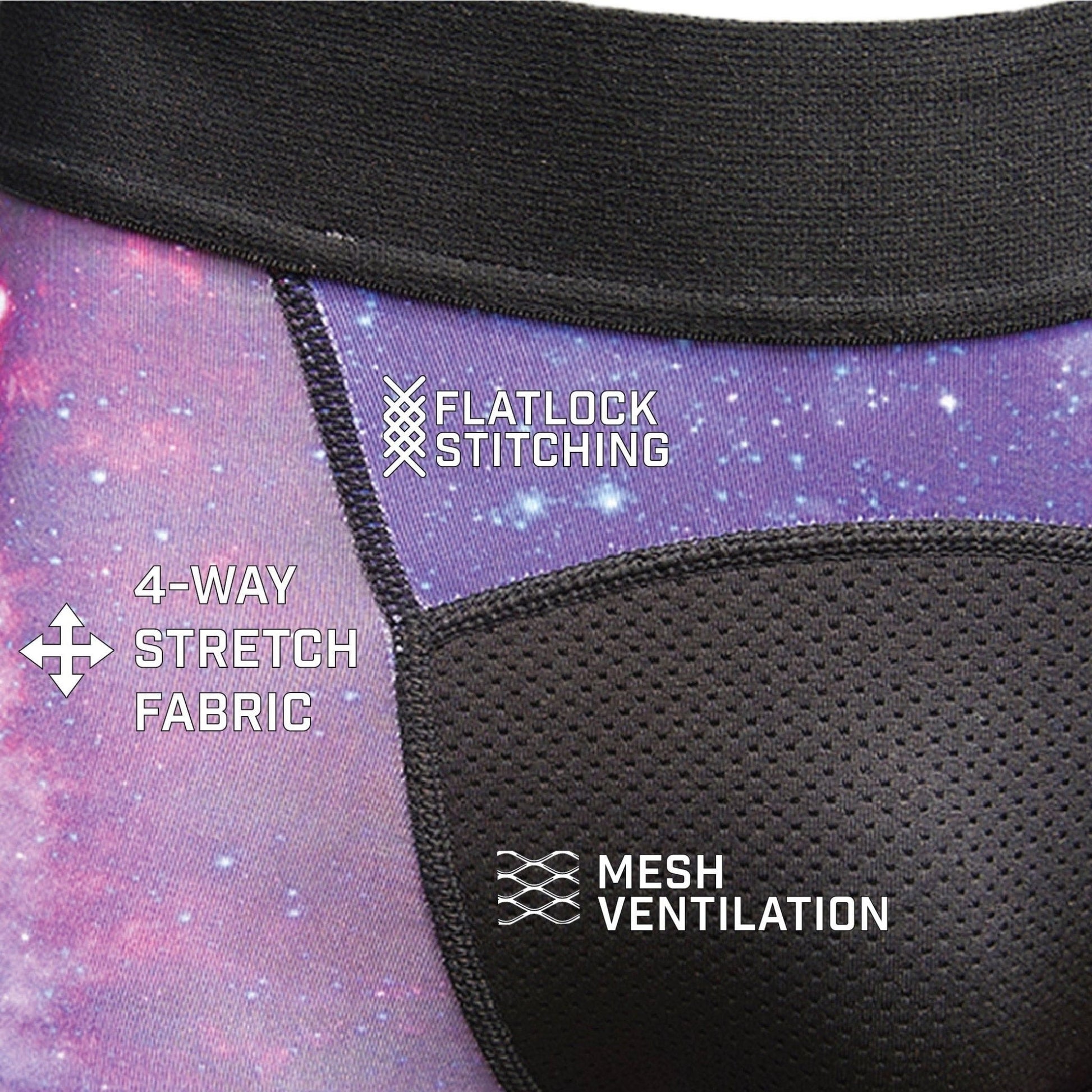 Nebula Compression Tights - Grit Grind Strength