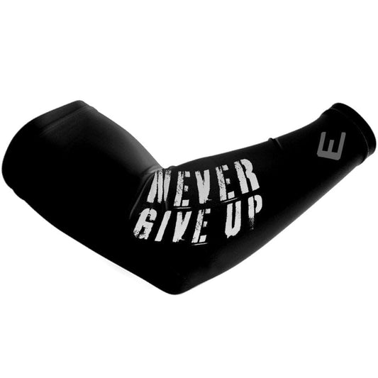 Never Give Up Arm Sleeve - Grit Grind Strength