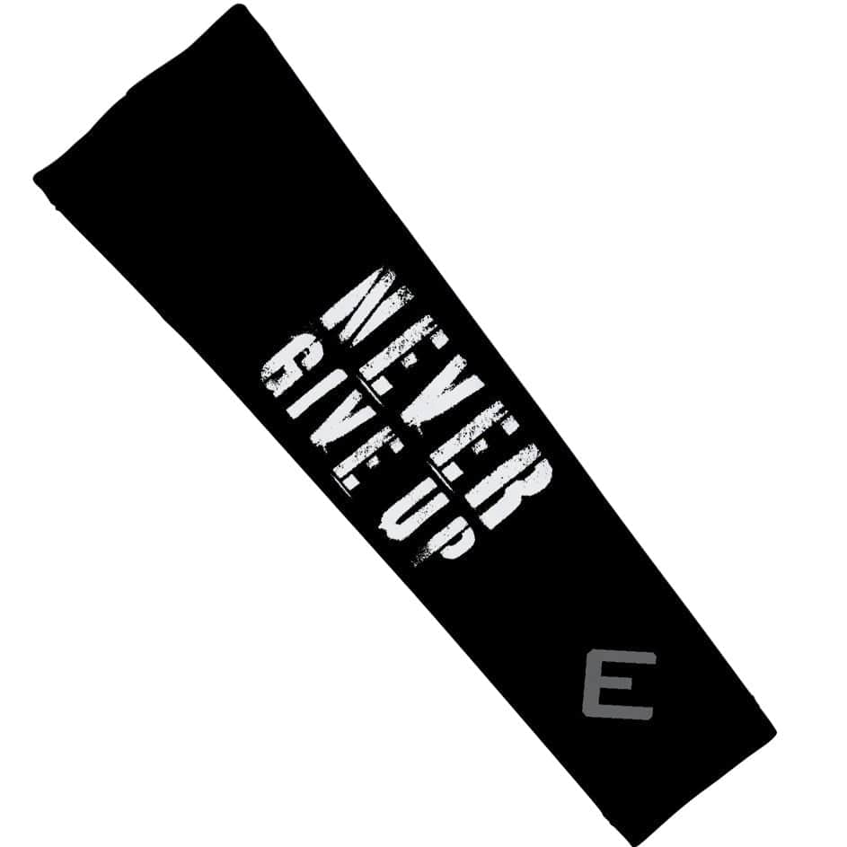 Never Give Up Arm Sleeve - Grit Grind Strength