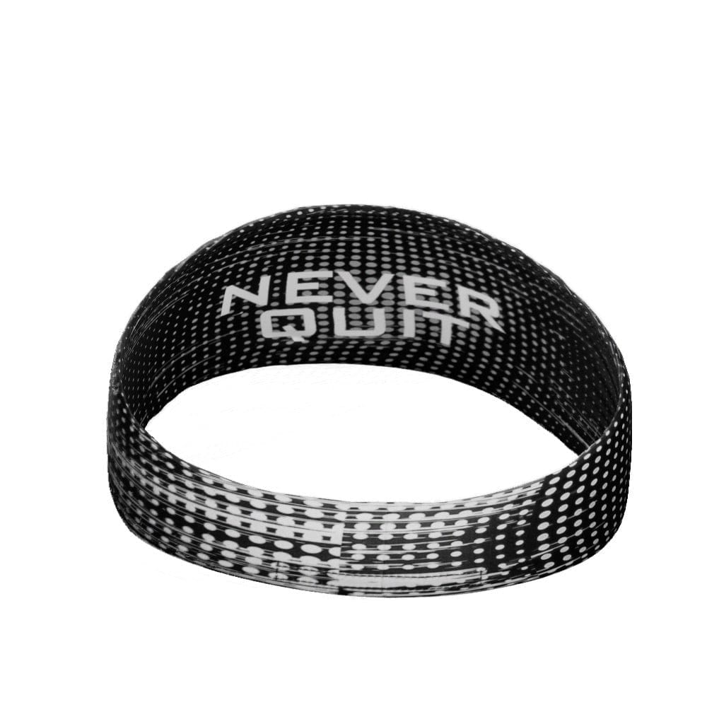 NEVER QUIT Headband - Grit Grind Strength