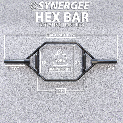 Synergee Hex Trap Bar - Grit Grind Strength