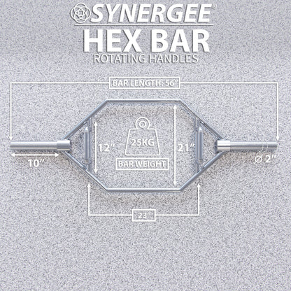 Synergee Hex Trap Bar - Grit Grind Strength