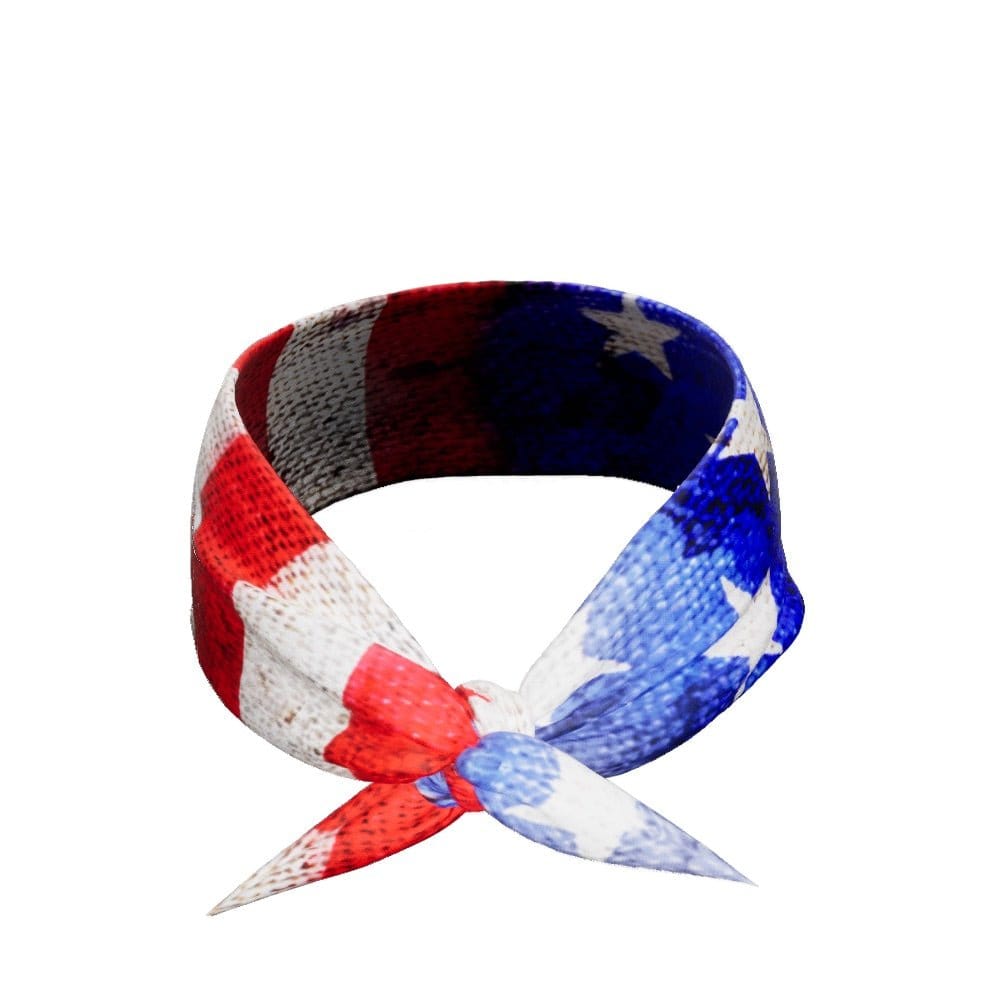 Old Glory Tie Headband - Grit Grind Strength
