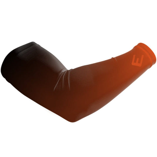 Orange Faded Arm Sleeve - Grit Grind Strength