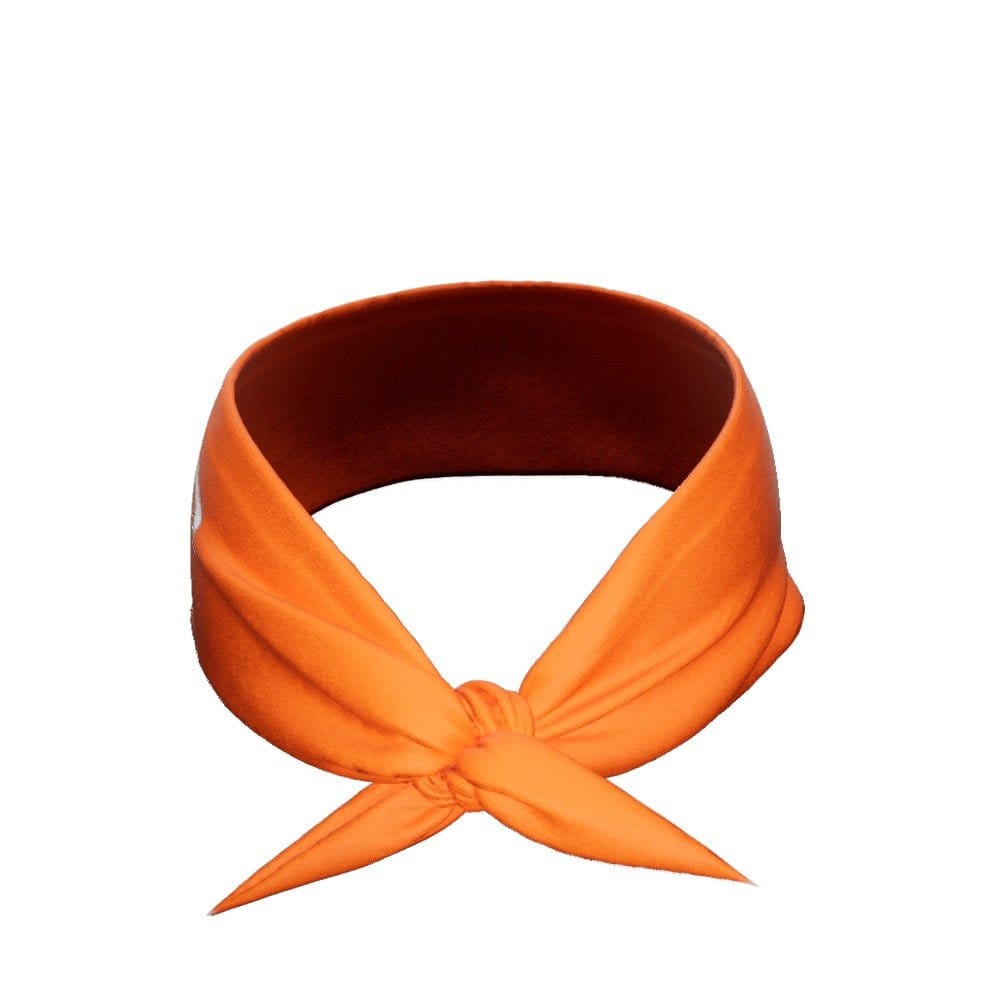 Orange Tie Headband - Grit Grind Strength
