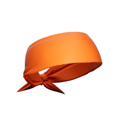 Orange Tie Headband - Grit Grind Strength