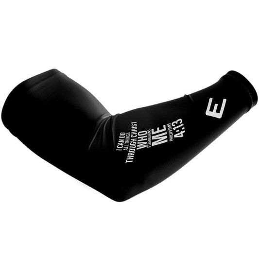 Philippians 4:13 Cross Arm Sleeve - Grit Grind Strength