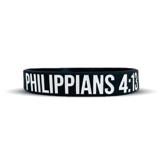 PHILIPPIANS 4:13 VERSE Wristband - Grit Grind Strength