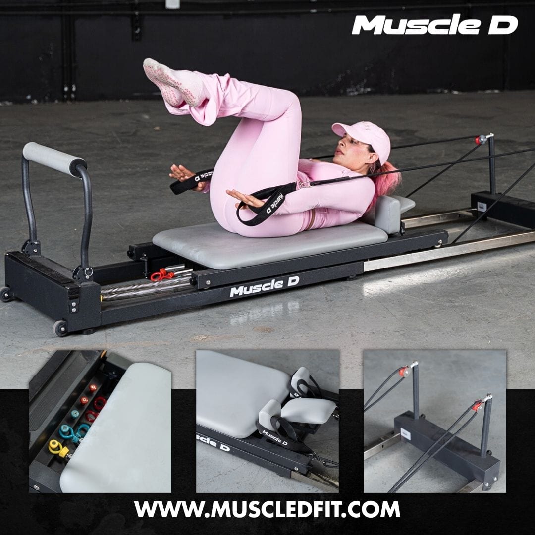 Pilates Table - Muscle D Fitness - Pilates Reformer - Grit Grind Strength
