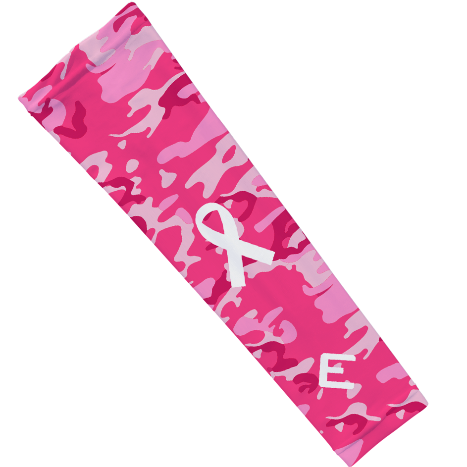 Pink Camo Breast Cancer Arm Sleeve - Grit Grind Strength