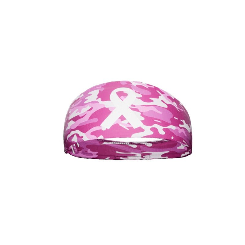 Pink Camo Breast Cancer Headband - Grit Grind Strength